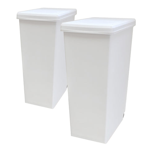 開閉スムーズなワンタッチ式のスライドペール、大容量な45Lタイプの2個セットです。