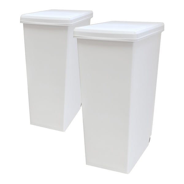 開閉スムーズなワンタッチ式のスライドペール、大容量な45Lタイプの2個セットです。