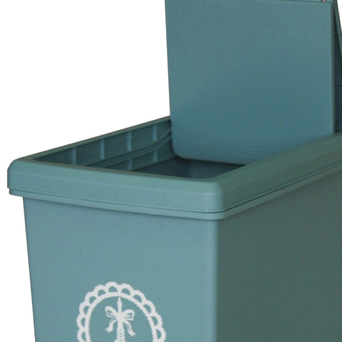 内側に袋止めがついているので、外からポリ袋が見えてしまうこともありません。