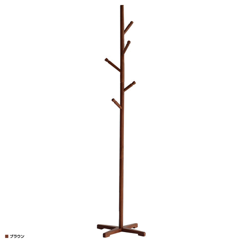 【凛とした佇まいに宿る機能美】
落ち着きのあるブラウンカラーが空間をぐっと引き締め、フックの先端にまでこだわった機能美で、ただそこにあるだけでお部屋を上質な空間へと高めてくれます。