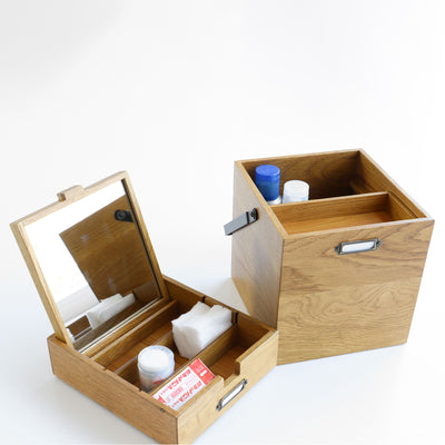 ウッデン コスメボックス(W200×D210×H250)