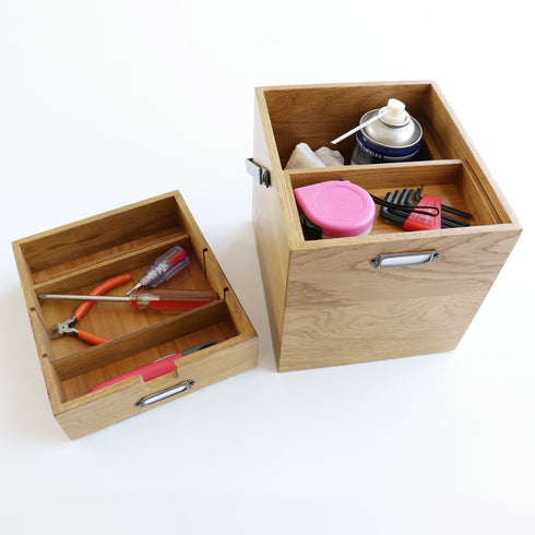 ウッデン コスメボックス(W200×D210×H250)