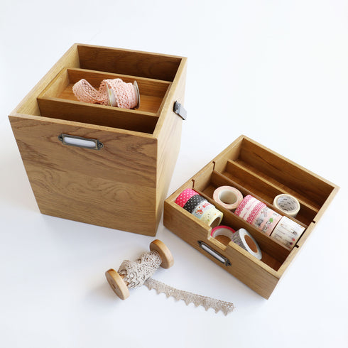 ウッデン コスメボックス(W200×D210×H250)