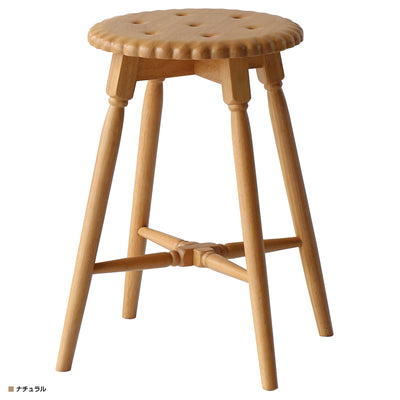 ビスケットスツール(W425×D425×H455)