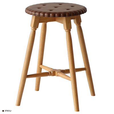 ビスケットスツール(W425×D425×H455)