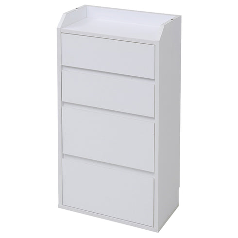 【小物整理はおまかせ】
深さの違う4段の引き出しで、文房具や書類、衣類まで、ごちゃごちゃしがちな小物をスッキリ収納し、お部屋をいつもきれいに保てます。