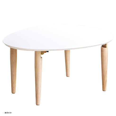 折りたたみ楕円形テーブル(W750×D650×H370)