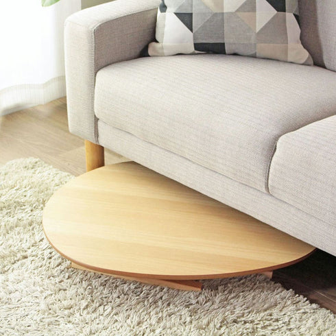 折りたたみ楕円形テーブル(W750×D650×H370)