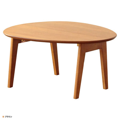 折りたたみ楕円形テーブル(W750×D650×H370)