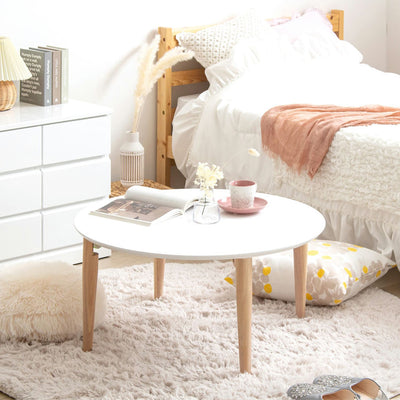 【ワンルームにも最適なサイズ】
直径75cmのコンパクトなサイズ感は、リビングだけでなく一人暮らしのお部屋にもぴったり収まります。