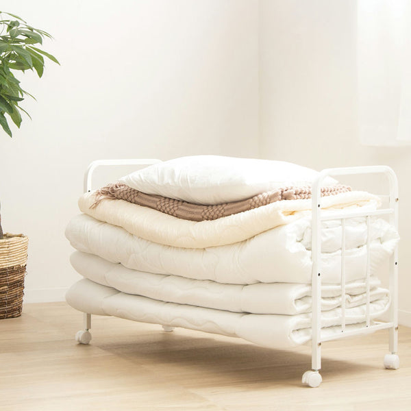 【お部屋スッキリ、心も晴れる】
置き場所に困っていた布団が美しく片付くだけで、お部屋は広々と見え、気持ちにもゆとりが生まれる毎日が始まります。