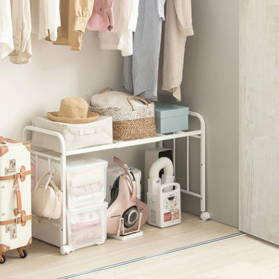 【押入れやクローゼットに革命を】
かさばる布団をまとめてクローゼットの空いたスペースに置けば、そこはもう新たな収納場所に生まれ変わります。