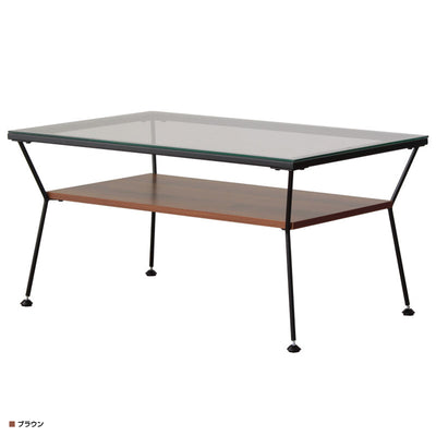 ガラステーブル(W800×D500×H400)