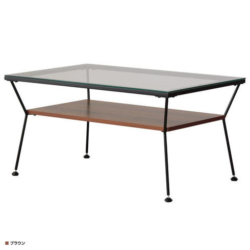 ガラステーブル(W800×D500×H400)