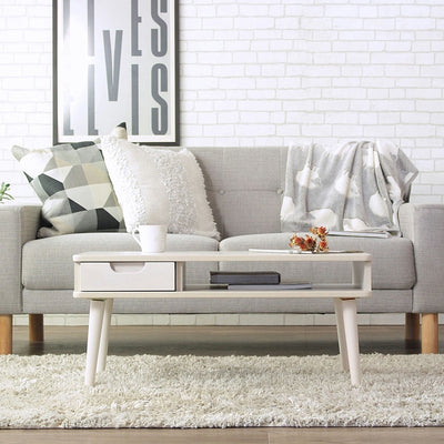 引き出し付きテーブル(W800×D400×H370)