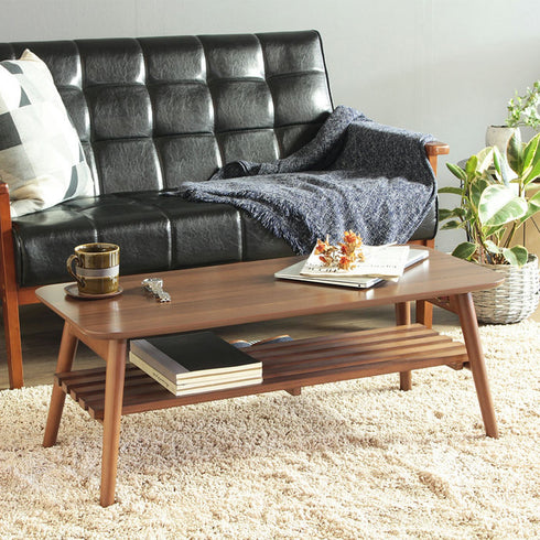 折りたたみテーブル 棚付き(W900×D400×H350)