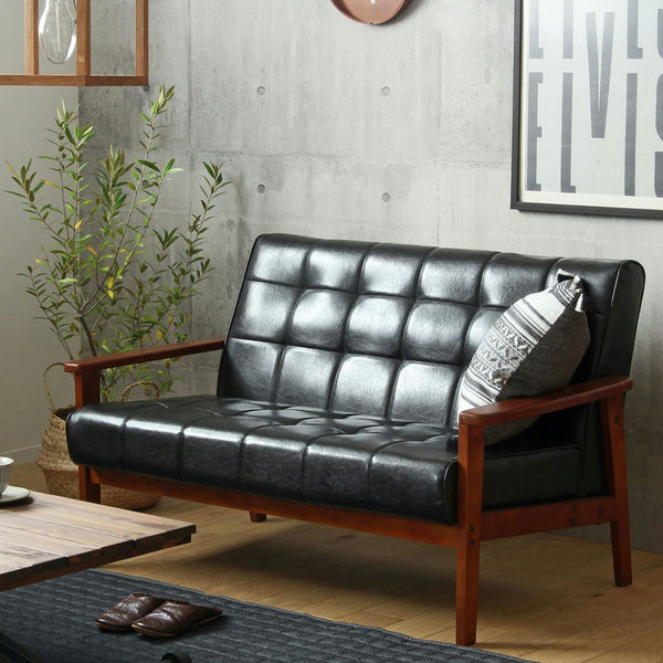 どこか懐かしいノスタルジックな香りのする、カフェスタイルのデザインソファ"ロワール"の2人掛け。