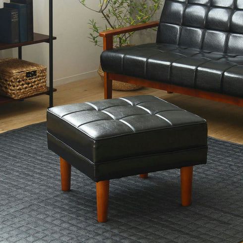 どこか懐かしいノスタルジックな香りのする、カフェスタイルのデザインソファ"ロワール"のオットマン。