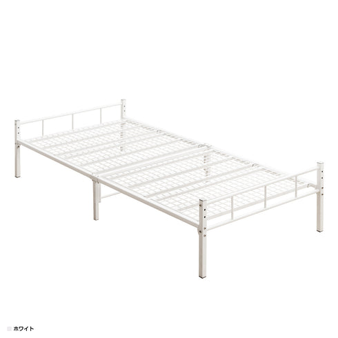 ヘッドレスパイプベッド(W980×D2015×H426)