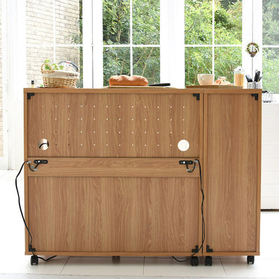 ケイッティオ キッチンカウンター レンジ収納付き(W1200×D415×H895)