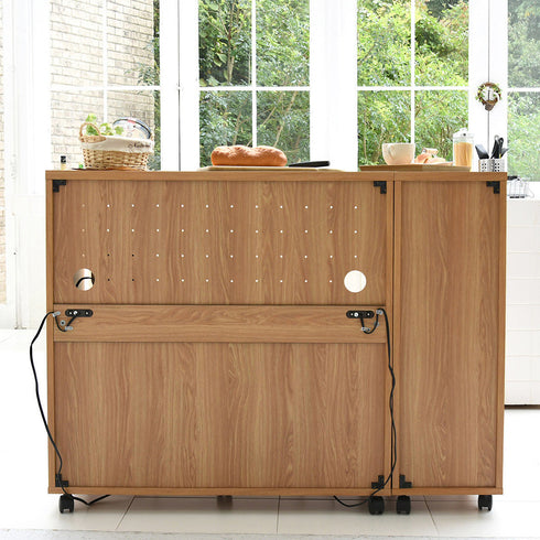 ケイッティオ キッチンカウンター レンジ収納付き(W1200×D415×H895)