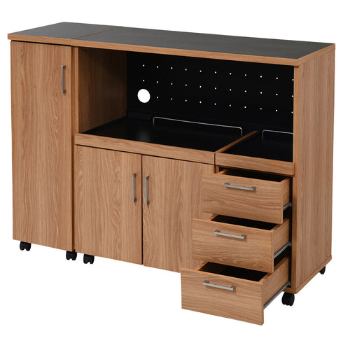 ケイッティオ キッチンカウンター レンジ収納付き(W1200×D415×H895)