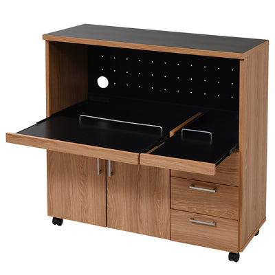 ケイッティオ キッチンカウンター レンジ収納付き(W900×D415×H895)