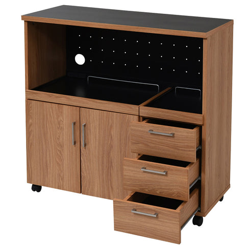 ケイッティオ キッチンカウンター レンジ収納付き(W900×D415×H895)