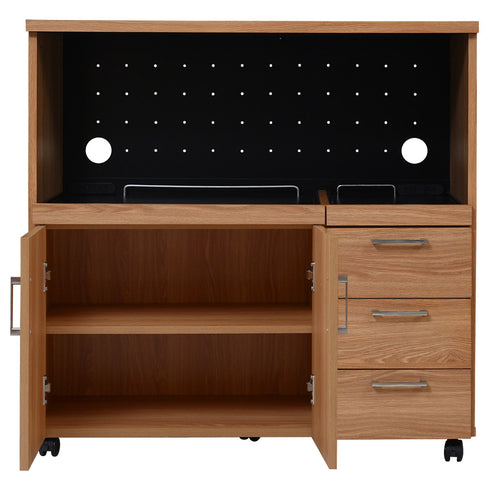 ケイッティオ キッチンカウンター レンジ収納付き(W900×D415×H895)