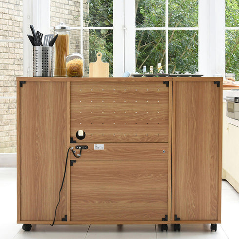 ケイッティオ キッチンカウンター 食器収納付き(W1200×D415×H895)