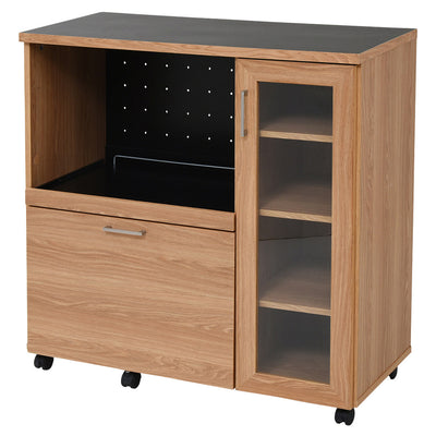 ケイッティオ キッチンカウンター 食器収納付き(W900×D415×H895)