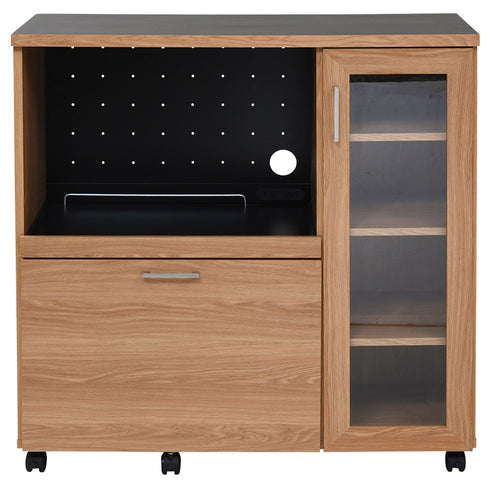 ケイッティオ キッチンカウンター 食器収納付き(W900×D415×H895)