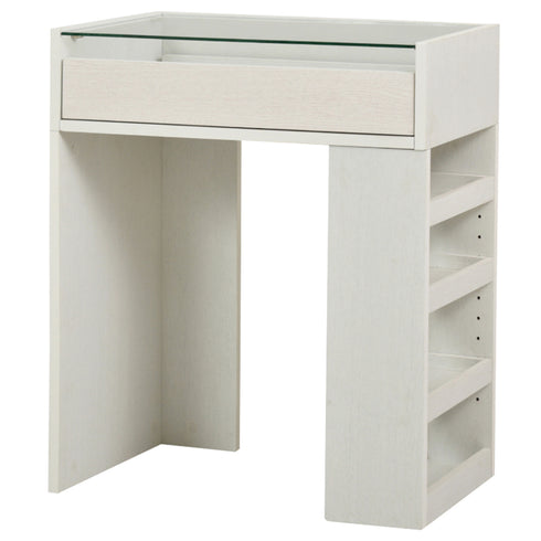 ガラスデスク(W600×D350×H710)