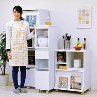 【コンパクトなのに頼れる存在】省スペース設計ながら、必要なものをしっかり収納。キッチンワークを支える心強い味方です。