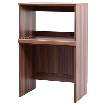 【落ち着きのある木目のブラウン】
温かみのある木目調デザインが、ナチュラルで落ち着いた雰囲気を演出し、お気に入りの家電や雑貨と組み合わせることで、あなただけの心地よい空間を作り上げます。