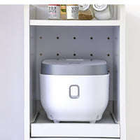 【スムーズな引き出しで快適】奥に置いたものも取り出しやすいフルスライドレールで、毎日の家事をスムーズにします。