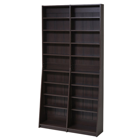 薄型文庫本収納ラック(W900×D120-240×H1800)