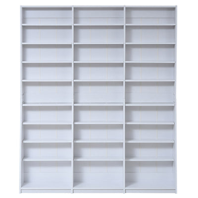 薄型文庫本収納ラック(W1500×D120-240×H1800)