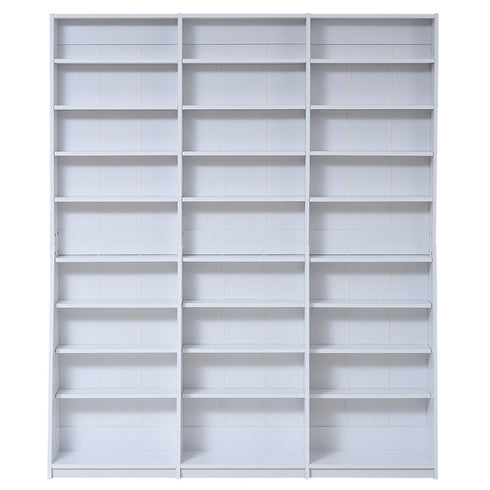 薄型文庫本収納ラック(W1500×D120-240×H1800)