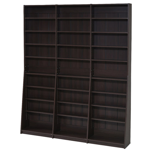 薄型文庫本収納ラック(W1500×D120-240×H1800)