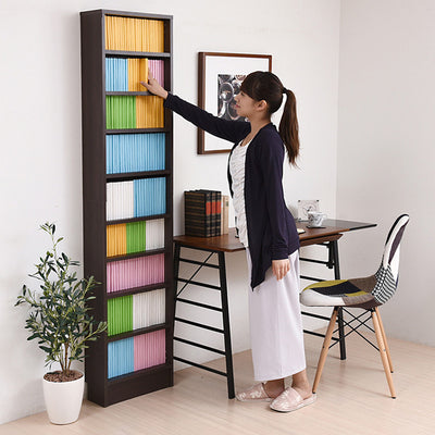 薄型本棚(W415×D165×H1805)