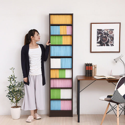 薄型本棚(W415×D165×H1805)