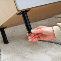 【安定感を高める、アジャスター機能】床のわずかな段差や傾きにも対応するアジャスターで、がたつきなく安全にお使いいただけます。