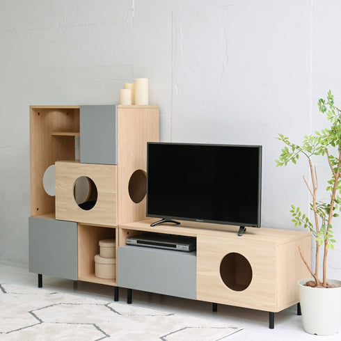 同じシリーズのテレビボードと合わせてのコーディネートでより統一感のあるお部屋にしていただけます。