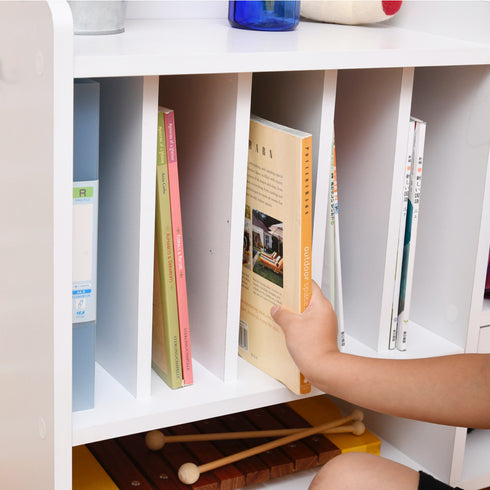 【曜日や科目で簡単整理】
5つに仕切られた縦型収納は、明日の準備も迷うことなくスムーズにでき、お子様の自主性を育むお手伝いをします。