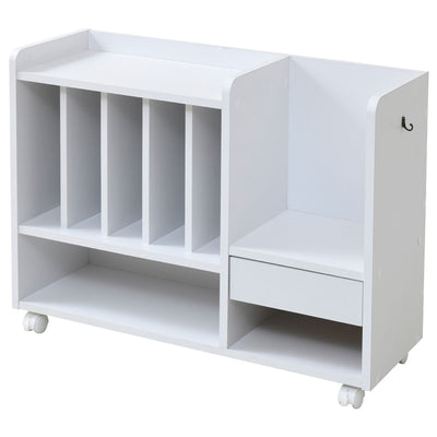 【お部屋が片付く魔法の1台】
ランドセルからお稽古バッグ、文房具までこの一台にまとめられ、清潔感のあるホワイトカラーがお部屋を明るく広く見せてくれます。