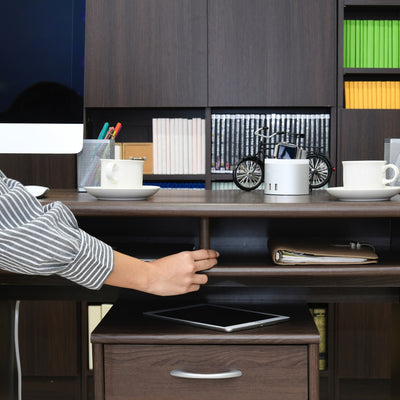 木製オフィスデスク(W2105×D500×H735)