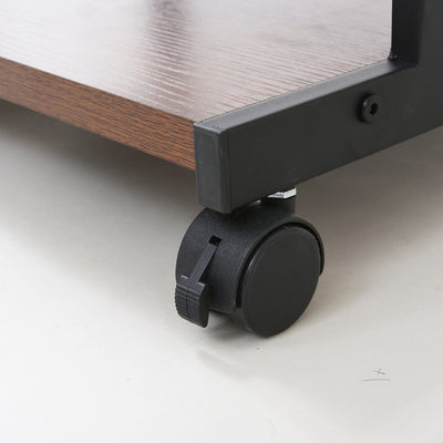 ストッパー付きのキャスターなので、その場でしっかり固定して使えて、お掃除やレイアウト変更もスムーズに行えます。