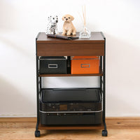 【多様なシーンで活躍】プリンター置き場だけでなく、お部屋の雰囲気を高めるサイドテーブルとしてもお使いいただけます。