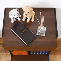 【美しいディスプレイ】水や傷に強いメラミン加工の天板は、お気に入りの雑貨を飾るのにも最適です。